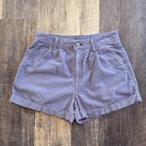 American Eagle Corduroy Mom Shorts Periwinkle Blue Women’s Size 00